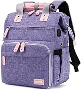 Knitting Bag Backpack,Yarn Storage Organizer Travel Crochet Bag with USB Charging Port,Large Capa...
