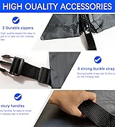 Heavy Duty Rollaway Bed Storage Cover, Waterproof 600D Oxford with Zipper & Elastic Hem, Universa...