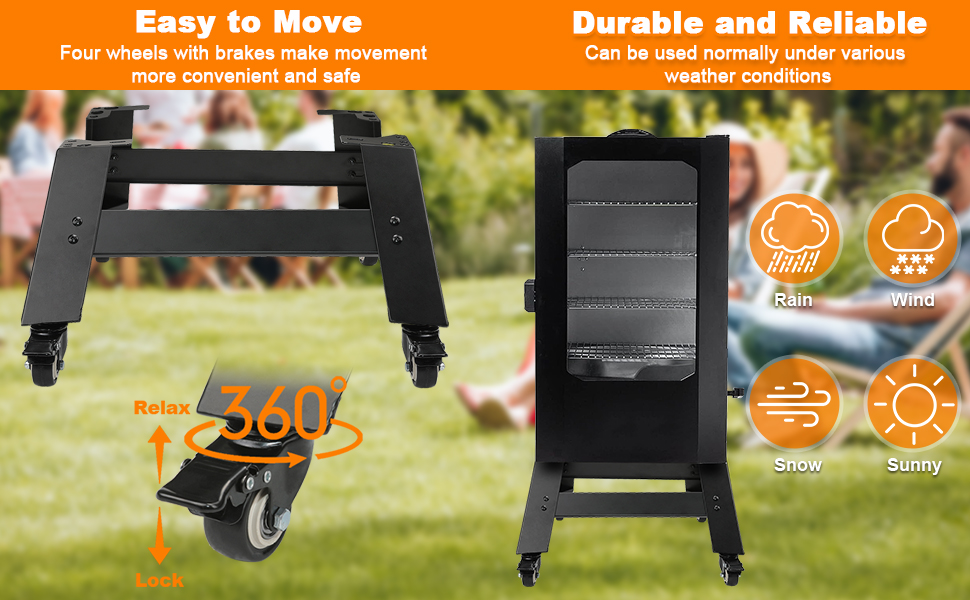 Easy to Move for masterbuilt smoker