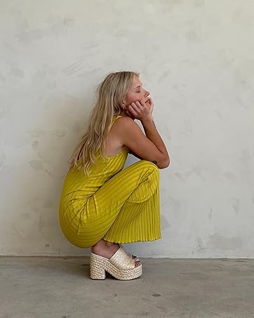 Platform Sandals for Women Espadrilles Wedegs Heels Raffia Sandal Summer Boho Shoes Beach Vacation