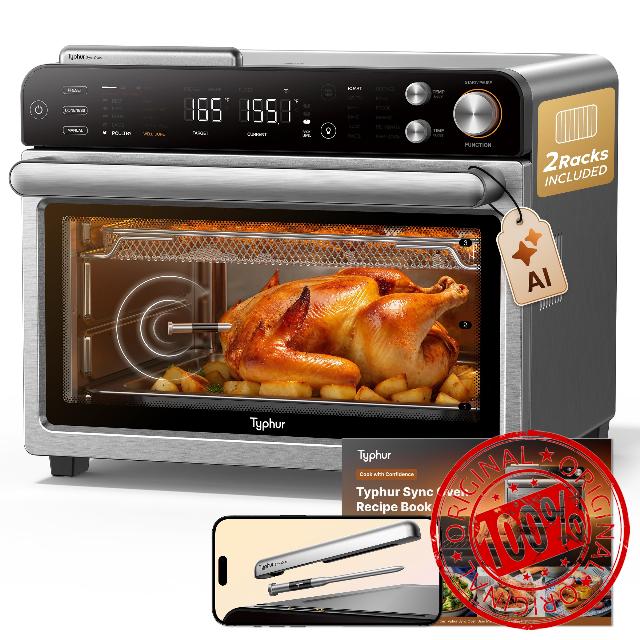 Typhur Sync Oven with Smart Wireless Meat Thermometer Probe