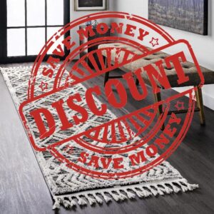 uLOOM 2x6 Ansley Moroccan Tassel Area Rug