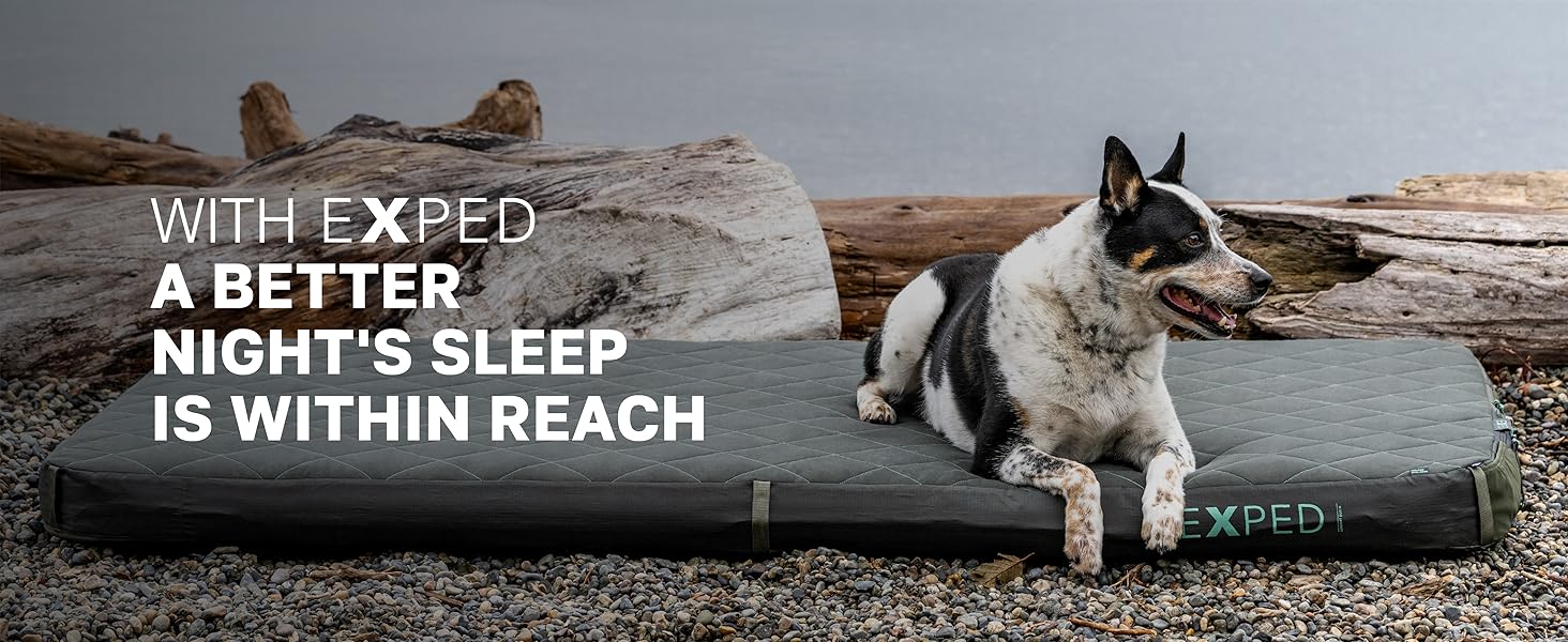 with exped, a better night's sleep is within reach
