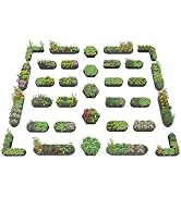 A ANLEOLIFE 16-Pack Deep Root Galvanized Raised Garden Beds Outdoor for Planting Vegetables Flowe...