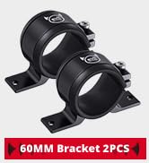 EVIL ENERGY 50mm Fuel Filter Mounting Bracket, Fuel Pump Clamp Holder Black