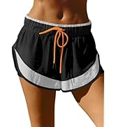 Fisoew Flowy Shorts for Women High Waisted Workout Shorts Lace Athletic Tennis Gym Yoga 2 in 1 Sh...