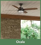 fans lights outdoor 3 blade porch black downrod wood gold patios 52 natural oak no without bay