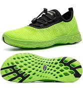 ALEADER Men's Stylish Water Shoes, Quick-Dry Xdrain Water Sneakers, Lightweight & Comfort Footed