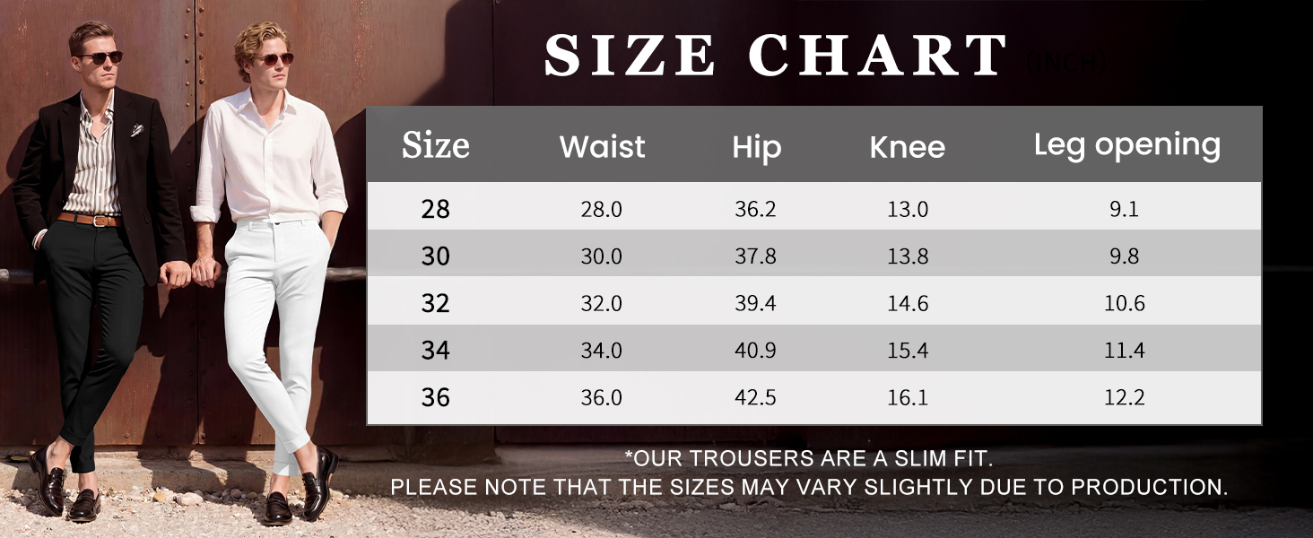 mens dress pants 28-inseam