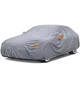 Nilight Car Cover Waterproof All Weather for Automobiles, Heavy Duty Outdoor Full Cover Rain Sun ...