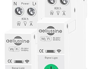 Button Switch,Stylish Design,With Display Light Breaking is Clear at a Glance
