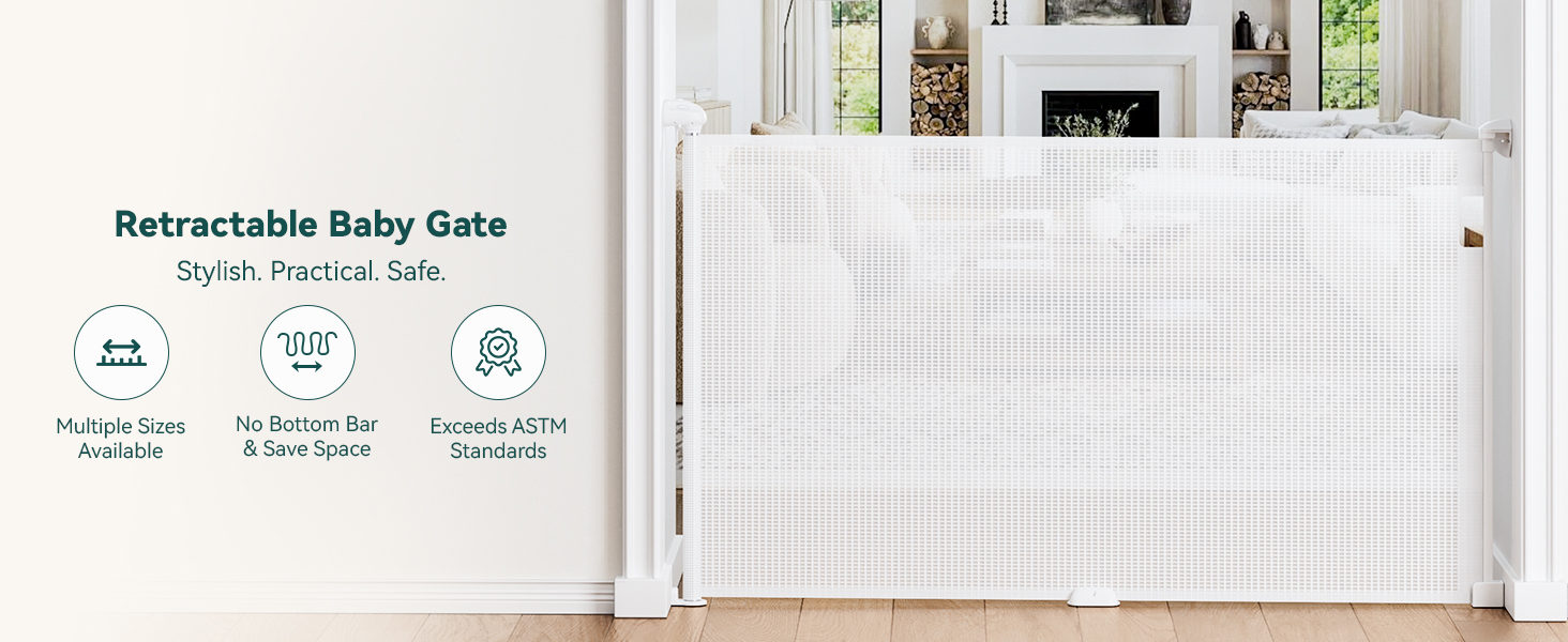 retractable baby gates