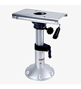 Manumarine Aluminum Adjustable Height Locking Boat Seat Pedestals 13 to 18 Inches for Boat Seats(...