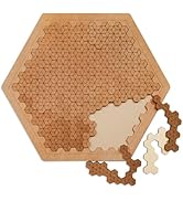 Wooden Fractal Tray Puzzle - Hilbert Curve, 8.9"X 8.9" Extremely High Difficulty Fractal Puzzles,...