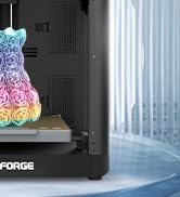 FLASHFORGE Adventurer 5M 3D Printer, 600mm/s High-Speed, 1 Click Fully Auto Leveling, Upgraded Di...