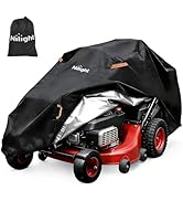 Nilight Zero Turn Mower Cover 92 Inch, 420D Waterproof Zero Turn Cover, Heavy Duty UV Protection,...