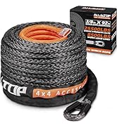 ALL-TOP Forged Steel Winch Hook, 5/16in 6Ton 13500Lbs, Extreme Hook for Winch Cable Ropes, Forged...
