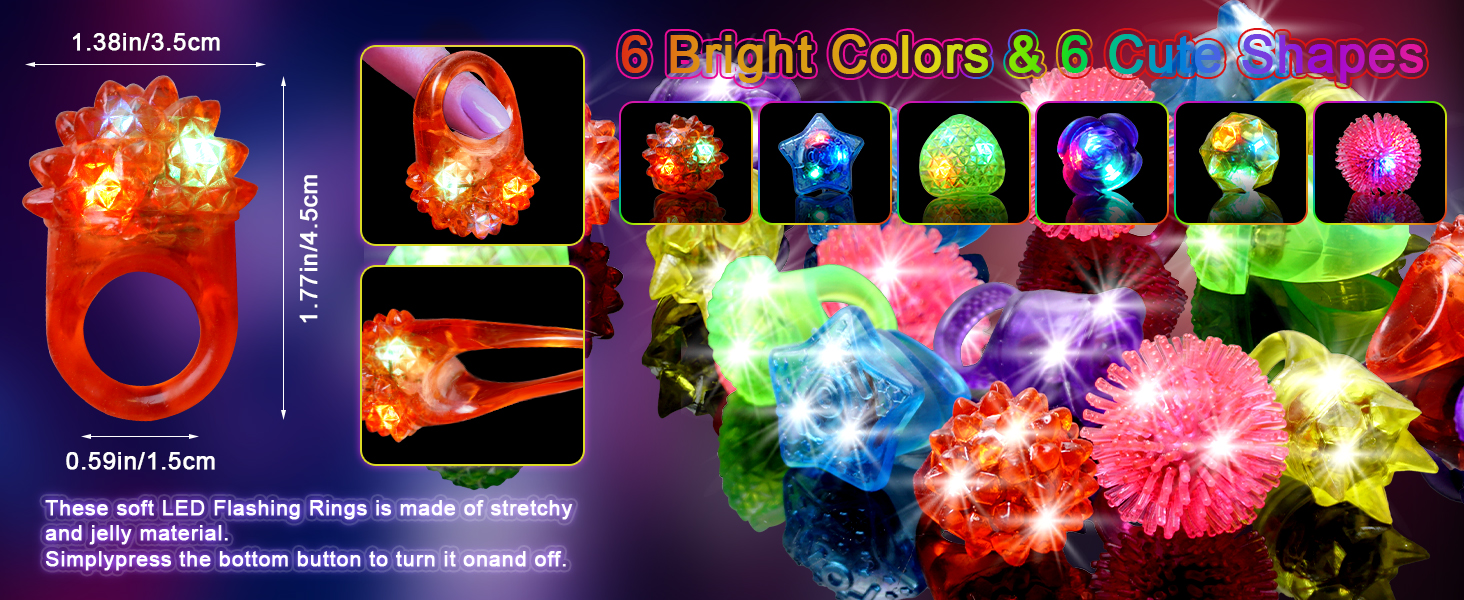 LED Light Up Rings