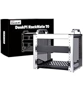 GeeekPi 8U Server Rack Cabinet, DeskPi RackMate T1 Plus,10 inch Network Rack for Servers, Network...