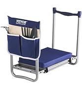VEVOR Garden Kneeler and Seat Heavy Duty, Portable Garden Stool with 11'' EVA Kneeling Pad and 2 ...