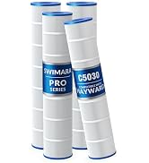 Swimara CL580 CV580 PJAN145 Pool Filter Cartridges, Trilobal Fabric, Replacement for Jandy R03579...