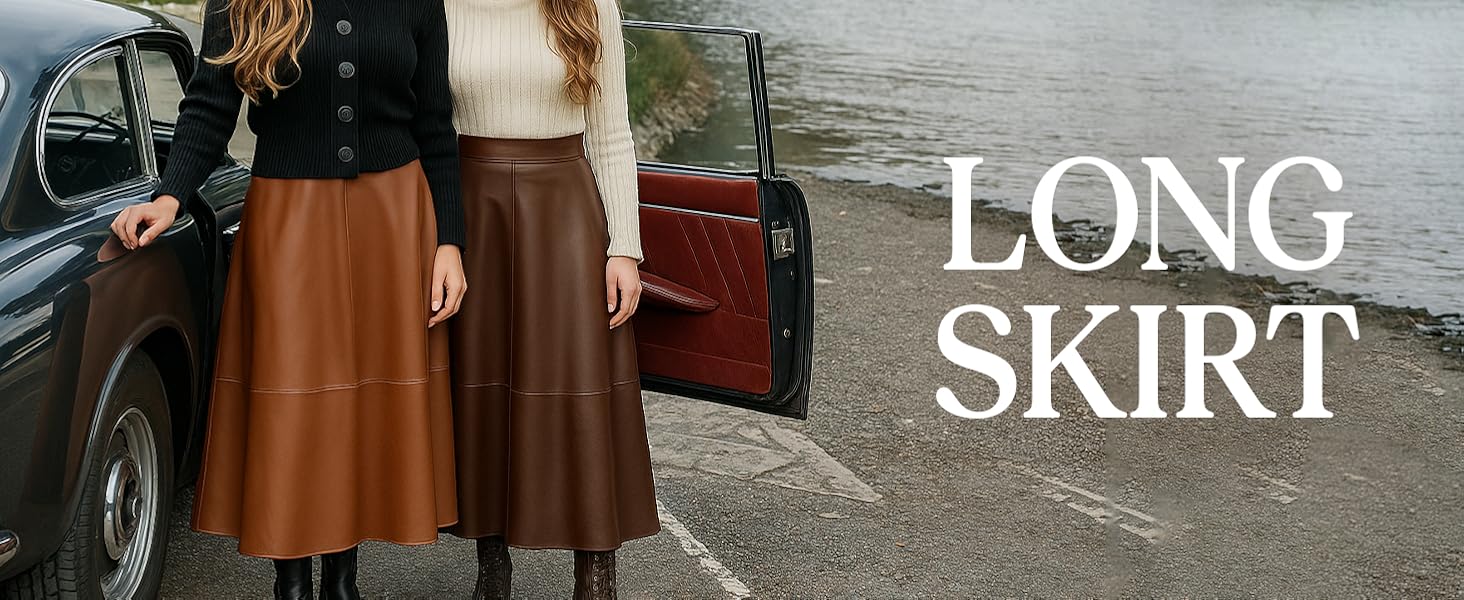 Leather Skirts for Women