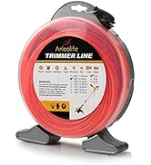 A ANLEOLIFE 1-Pound Commercial Square .080-Inch-by-557-ft String Trimmer Line Donut,with Bonus Li...