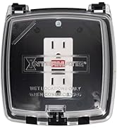 Intermatic WP5100C Extra-Duty in-Use Electrical Outlet Cover - Single Gang, Versatile Outdoor Rec...