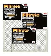 Filtrete 16x25x1 AC Furnace Air Filter, MERV 14, MPR 2500, Premium Ultra Fine Particle, 3-Month P...