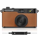 Maxmango D53 Vintage Digital Camera - Retro Digital Camera 12MP Screenless Vintage Camera Disposa...