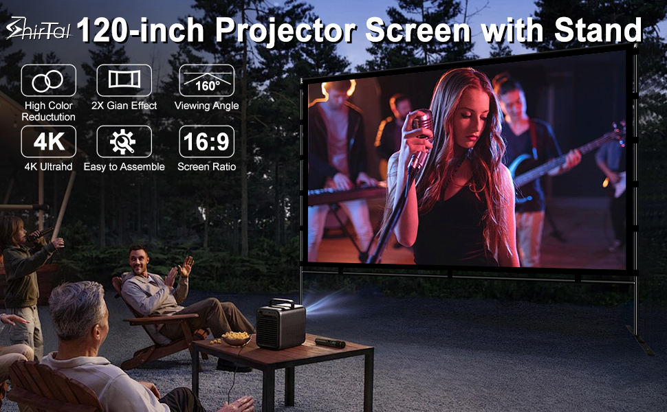 120” projector 1