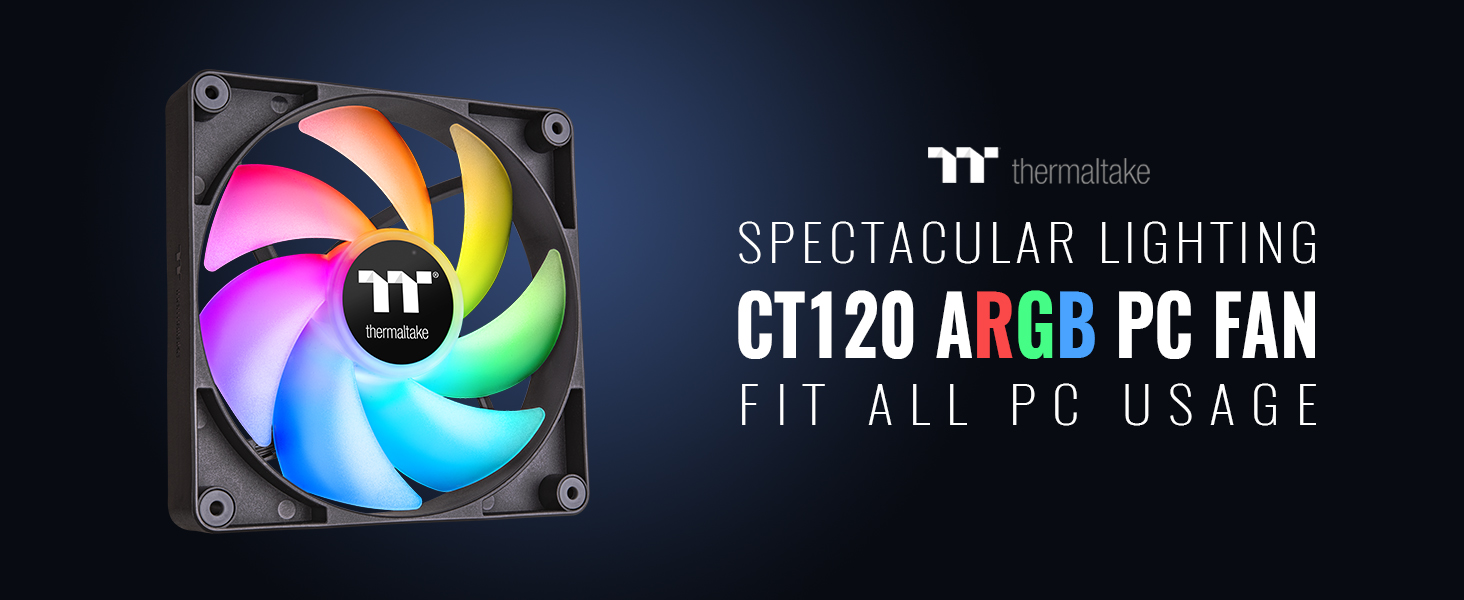 CT120 ARGB Sync PC Cooling Fan (2-Fan Pack)