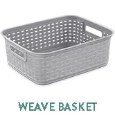 Sterilite 5.25x9.5x13 In Medium Polished Open Scoop Front Storage Bin w/Comfortable Carry Through...