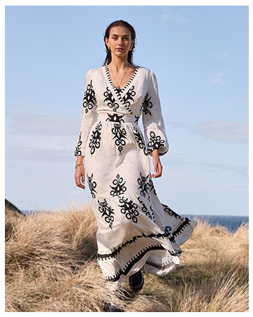 PRETTYGARDEN Fall Dresses for Women 2025 Long Sleeve Smocked Square Neck Swiss Dot Tiered Flowy W...