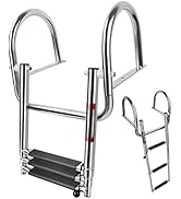 Manumarine Aluminum Adjustable Height Locking Boat Seat Pedestals with Slide 13 to 18 Inches for ...
