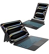 Otuoor iPad Pro 13 inch case 2024 with Keyboard, Keyboard Case for iPad Pro 13-inch (M4, 2024) wi...