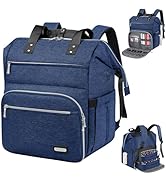 LTINVECK Nail Polish Organizer Case Backpack Holds 70 Bottles (15ml/0.5fl.oz)& Nail Lamp, 2 Layer...