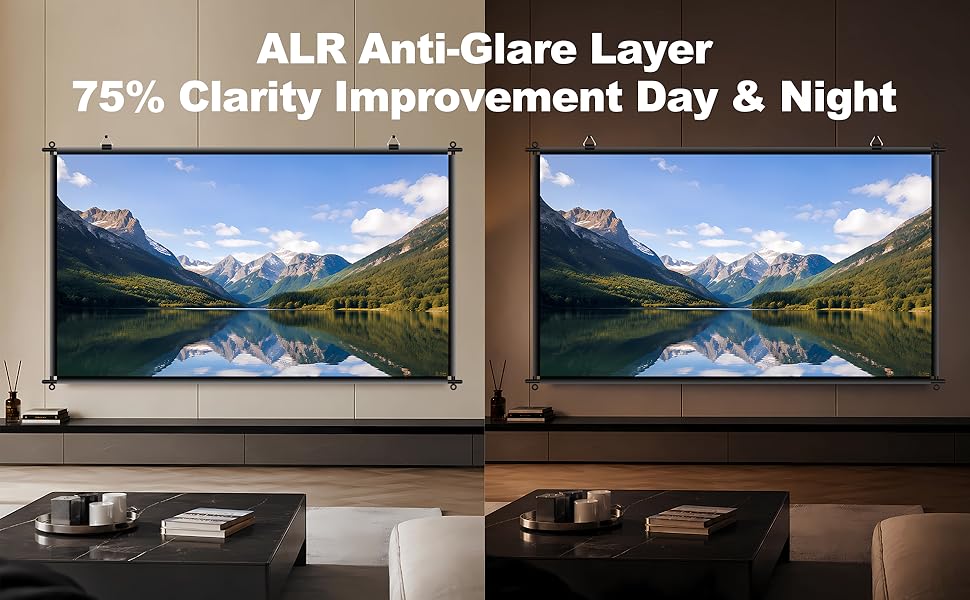 Our screen is flat and wrinkle-free, unlike wrinkled/irregular alternatives.