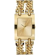 Guess Women's Silver-Tone Multi-Chain Bracelet Watch