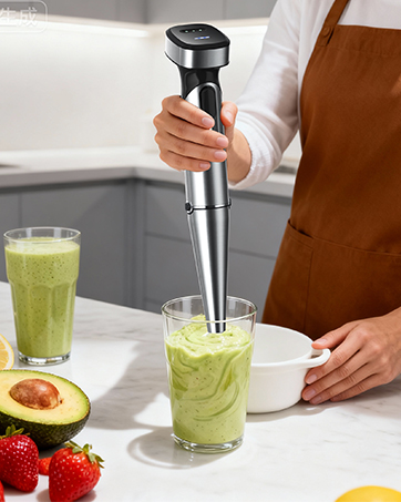 Immersion Blender Handheld Corded Hand Blenders Set 1100W, Trigger Variable Speed 5 in 1 Stick Em...