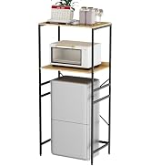 QieerHior Mini Fridge Shelf Mini Fridge and Microwave Stand Over Mini Fridge Storage Rack Height ...
