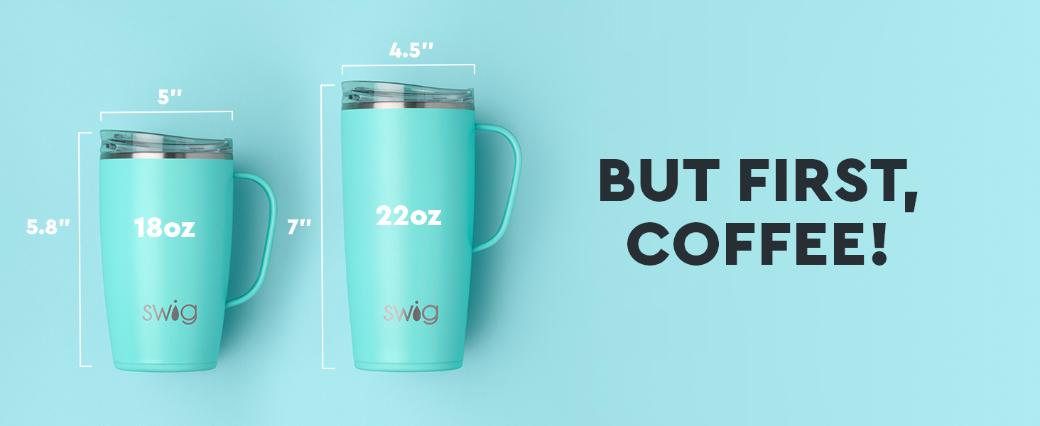 Travel Mugs with Dimensions