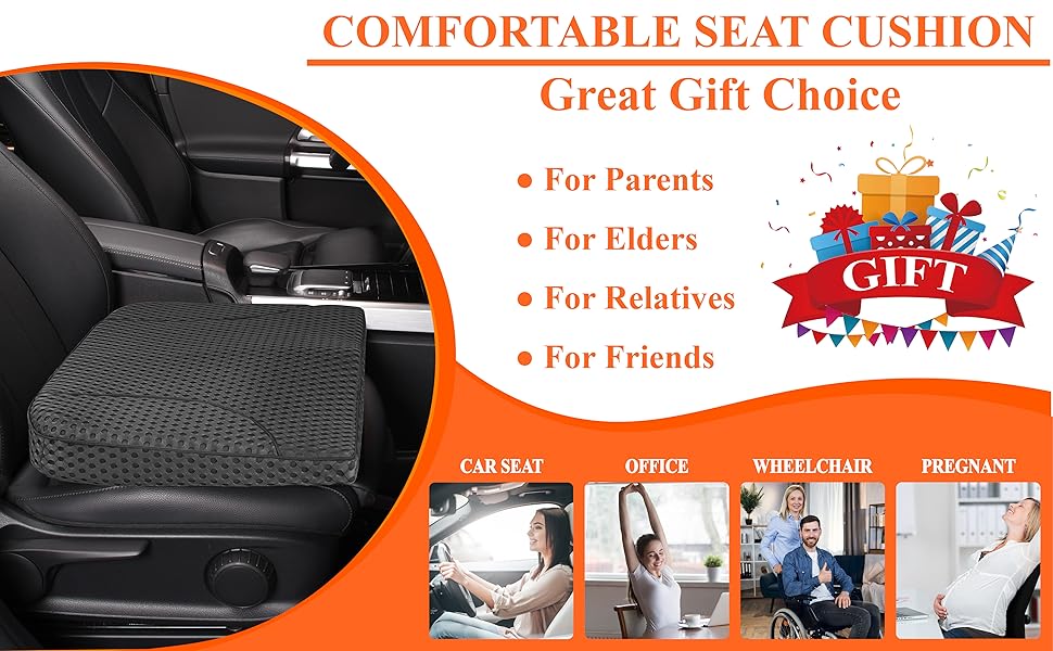 Car seat cushion very suitable for cars, office chair, wheelchairs and other places