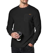 Dokotoo Men Mens Mock Turtleneck T Shirts Long Sleeve Slim Fit Shirts Casual Ribbed Knited Tops T...