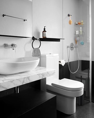 BGL Towel Bar 304 Stainless Steel Matte Black, Adjustable Expandable Bathroom Towel Holder SUS304...
