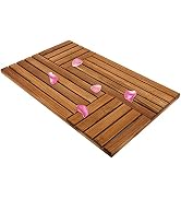 Utoplike 4 pcs Bamboo Kitchen Drawer Dividers Large, Adjustable Black Drawer Organizers, Spring L...