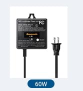 DEWENWILS 60W Outdoor Low Voltage Transformer with Timer and Photocell Light Sensor, 120V AC to 1...