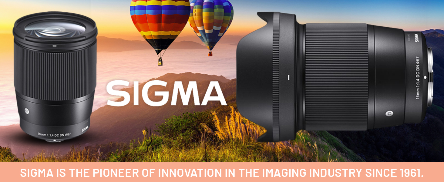 Sigma 16mm f/1.4 DC DN Contemporary Lens for Sony E