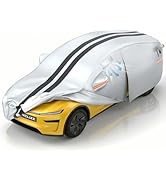YCLizz Window Visors Rain Guards Compatible with Tesla Model Y 2020-2026, Side Window Wind Deflec...