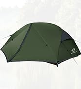 Bessport Camping Tent 1 & 2 & 3 Person Tent Waterproof Two Doors Tent Easy Setup Lightweight for ...